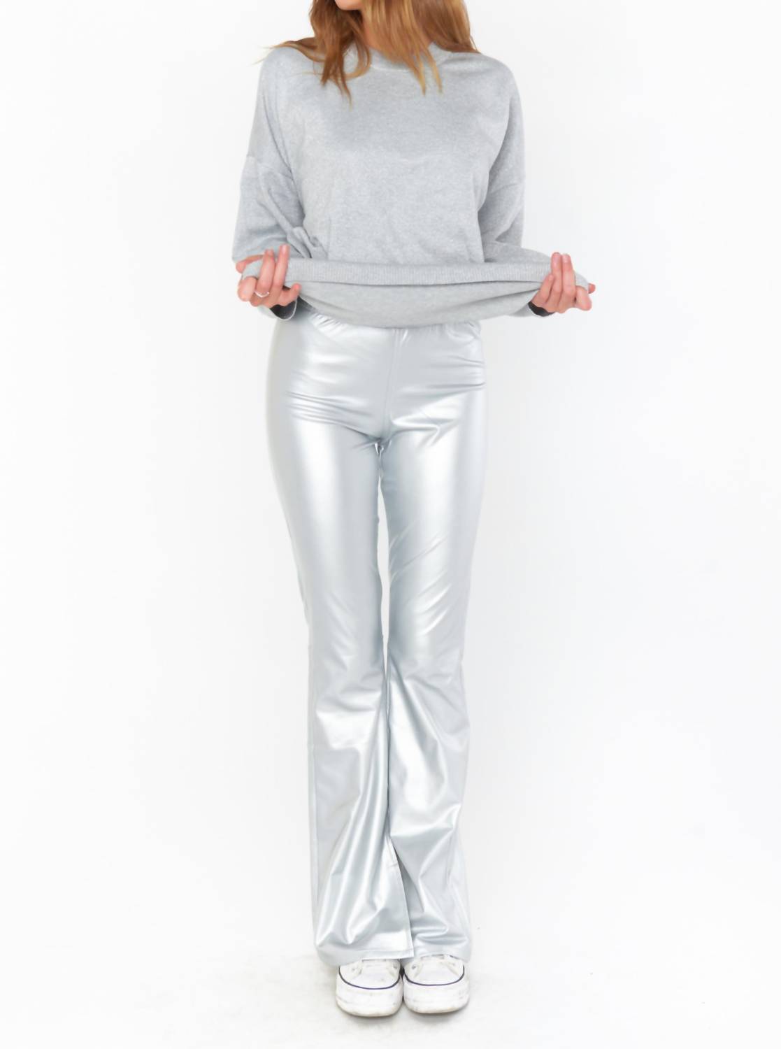 Nashville Pull On Flare Hose in Silber
