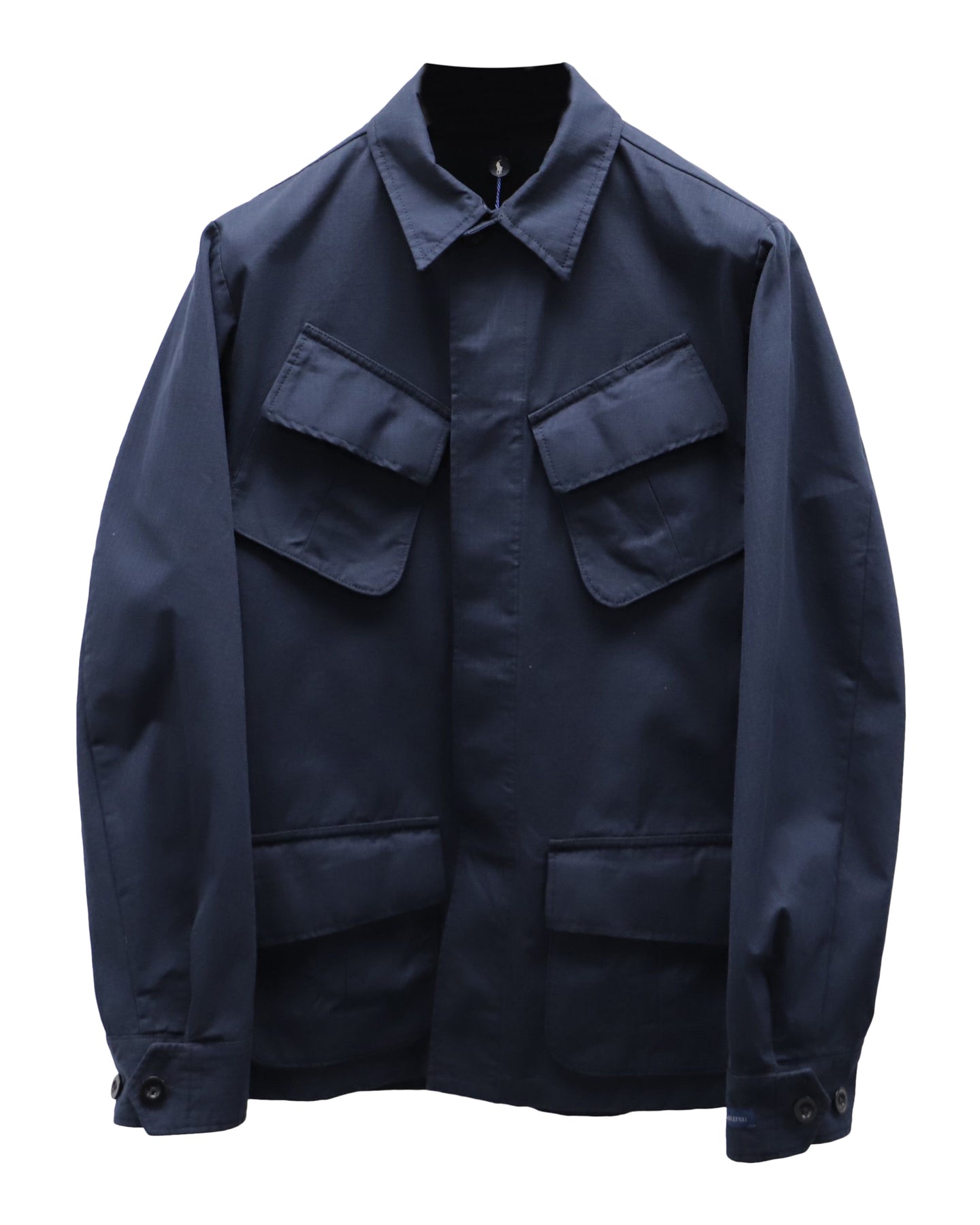 Ralph Lauren Ripstop Utility Jacke aus marineblauer Baumwolle