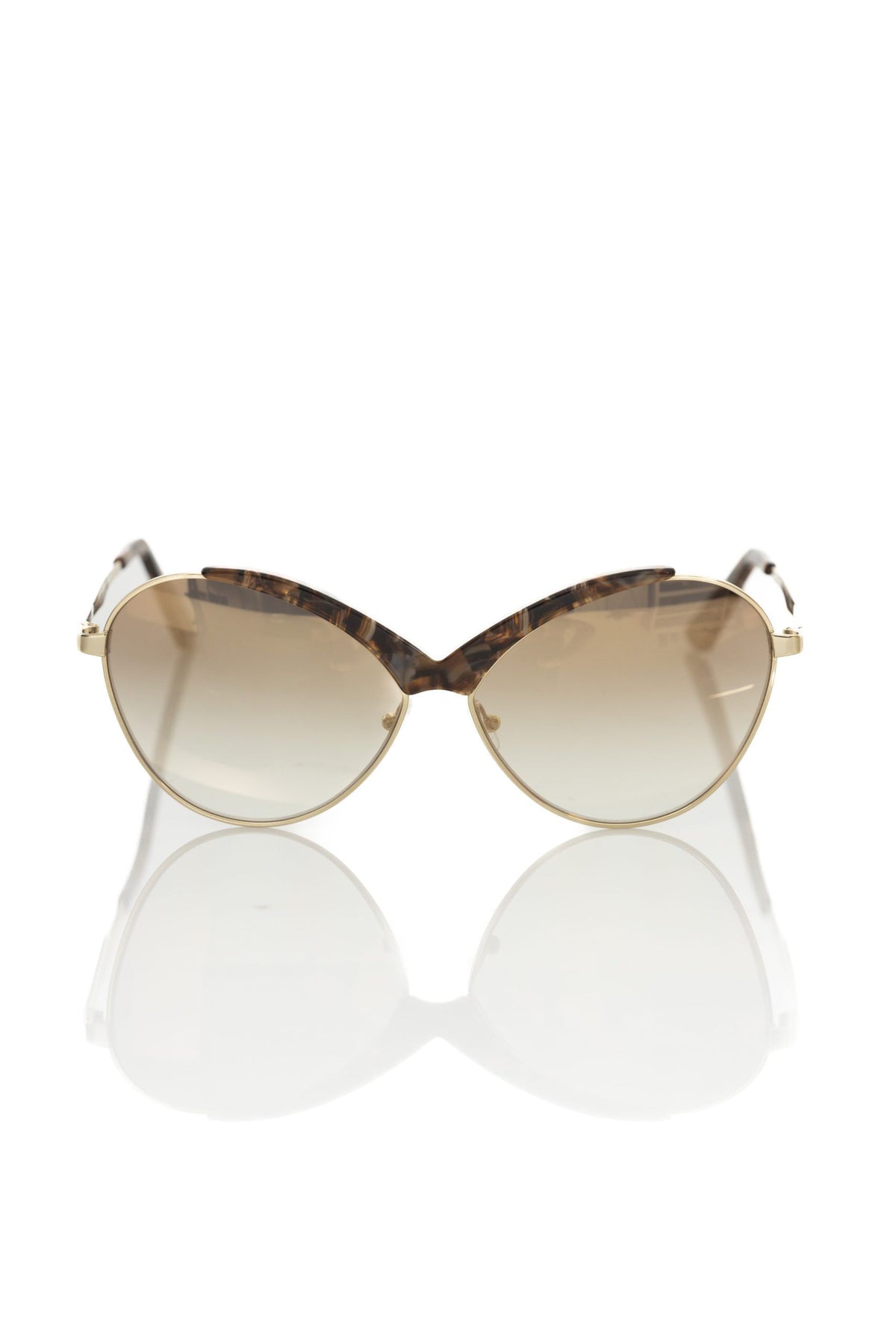 Frankie Morello Sonnenbrillen von Butterfly-Shaped Metallic