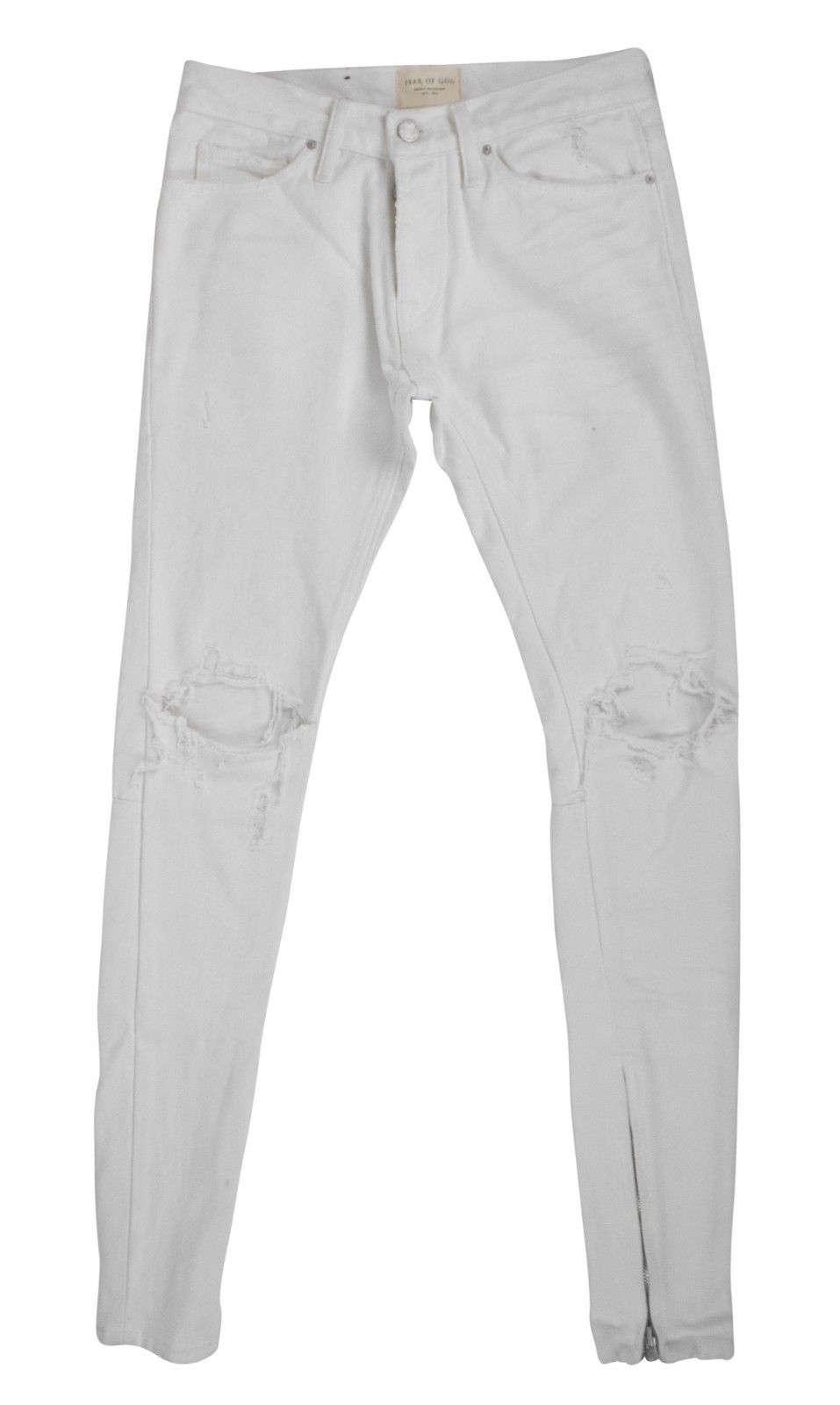Fear Of God „Fourth Kollektion“-Jeans mit Distressed-Effekt – Weiß