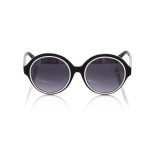 Frankie Morello Chic Round Sonnenbrille mit Damen Akzent