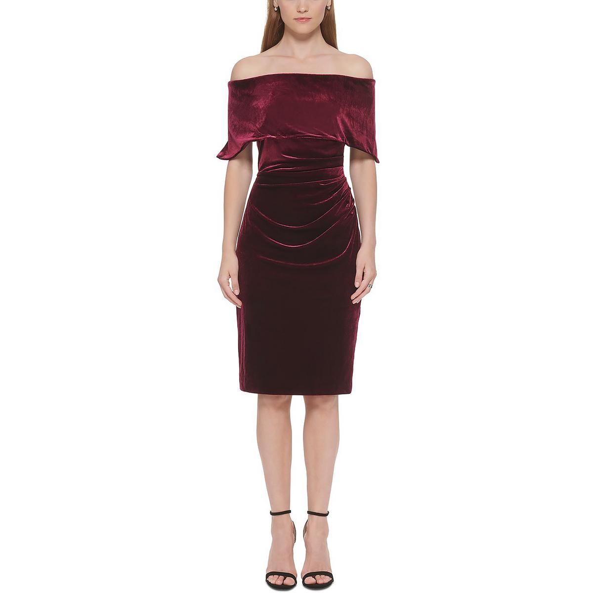 Velvet Mini Cocktail- und Partykleid
