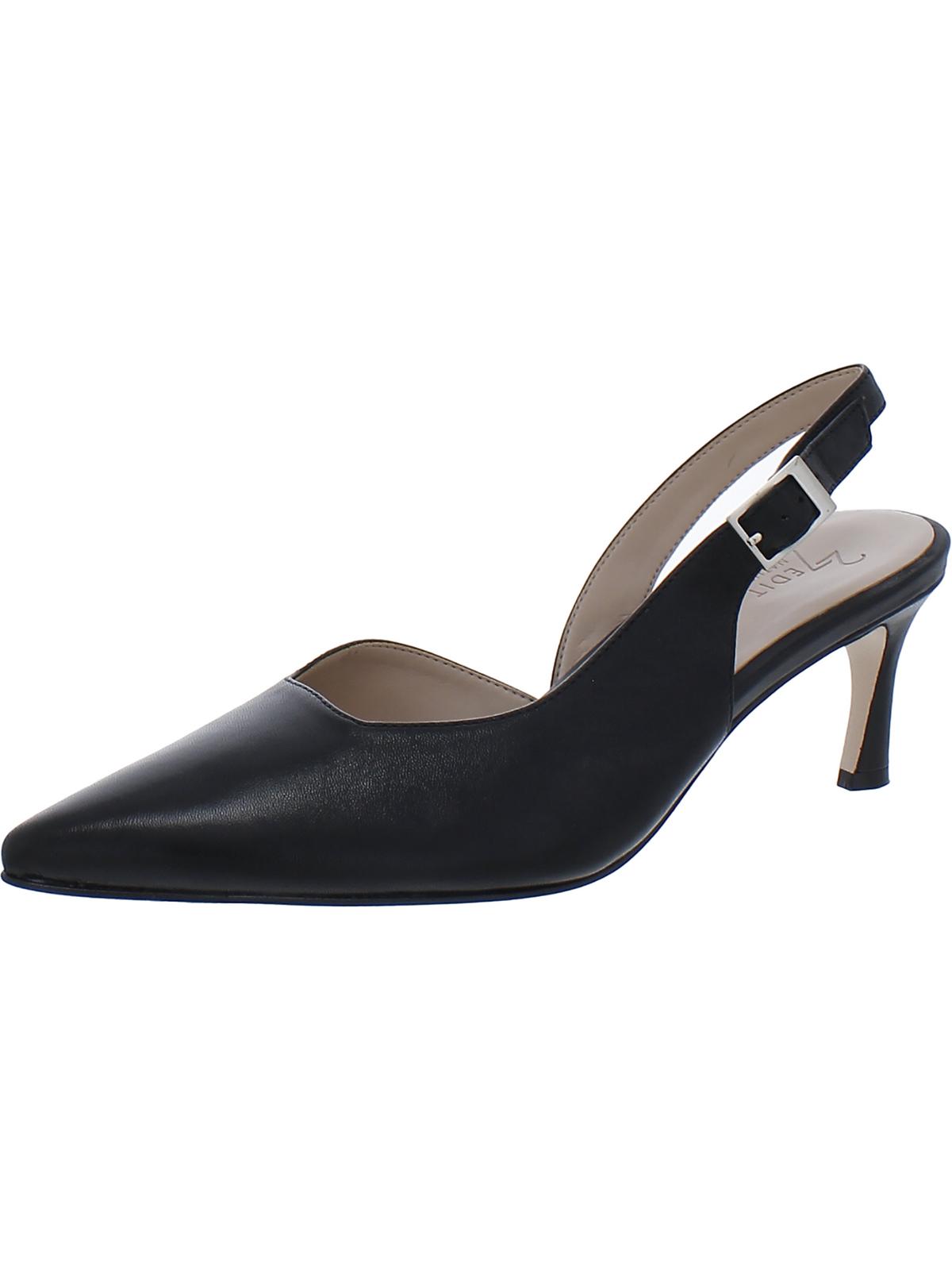 Schwarze Leder Pumps von Felicia