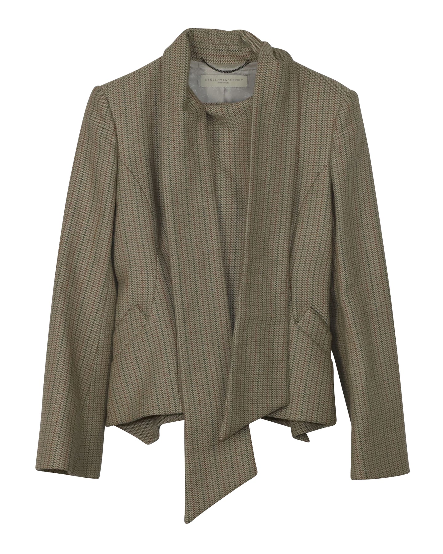 Stella McCartney Fechtjacke aus Beige Baumwolle
