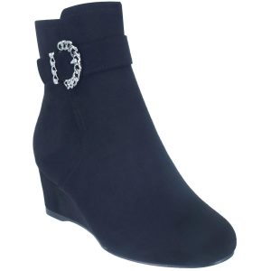 Gandan Microsuede Buckle Stiefeletten