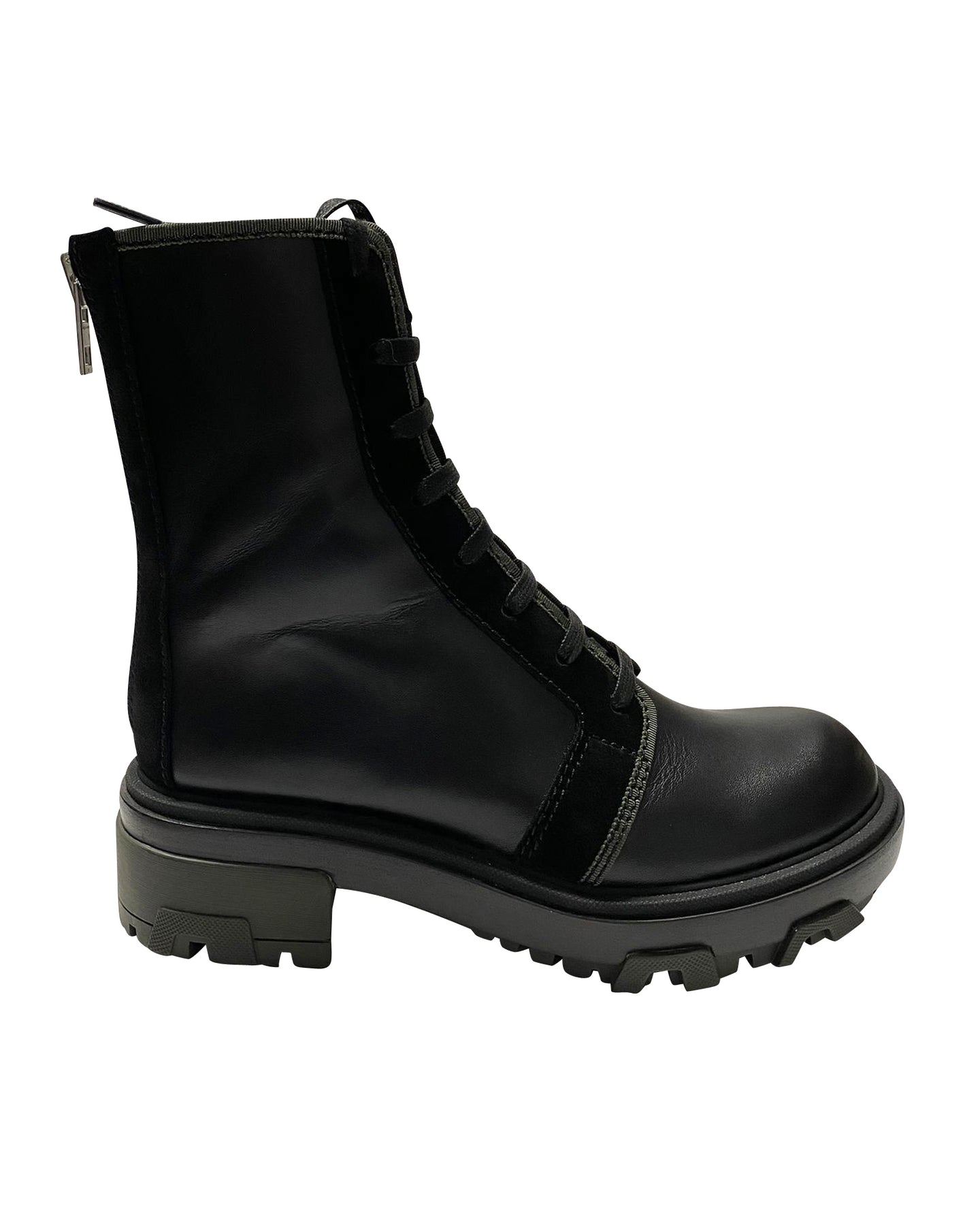 Rag & Bone Shaye Hiker Stiefeletten aus schwarzem Leder