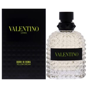 Uomo Born in Roma Yellow Dream von Valentino für Herren – 3,4 oz EDT-Spray