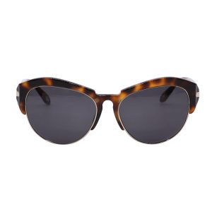 Givenchy Clubmaster Style Sonnenbrille in braunem Print Acetat 7766506537020
