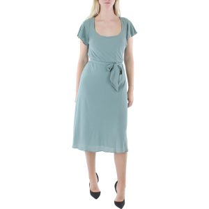 Flutter Sleeve Midikleid