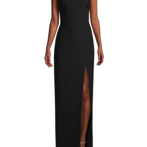 Likely Richie Braided Back Gown in schwarz