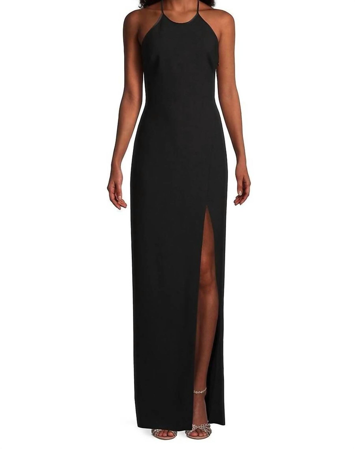 Wahrscheinlich Richie Braided zurück Kleid in schwarz