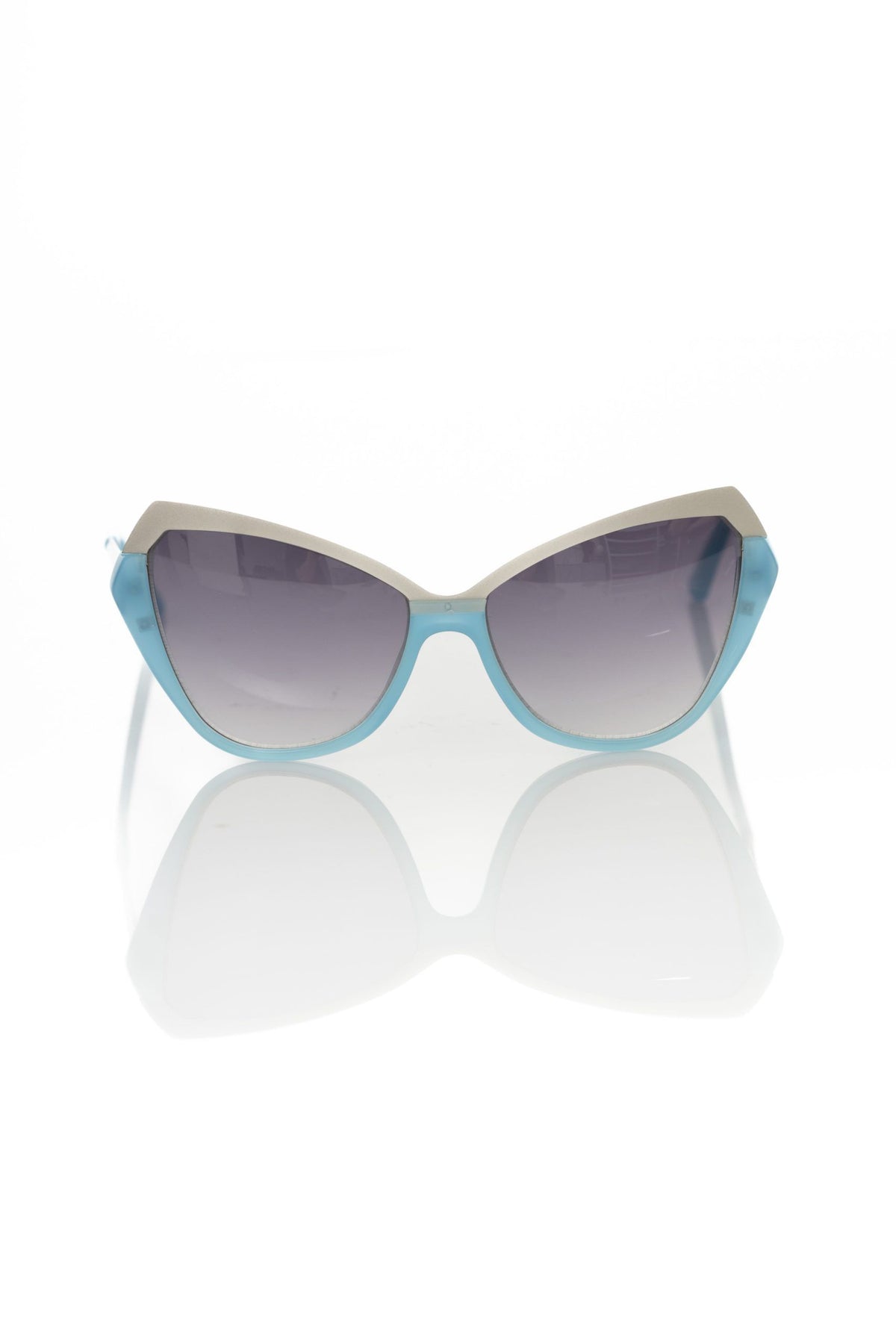 Frankie Morello Chic Cat Eye Sonnenbrille mit metallischen Akzenten für Damen