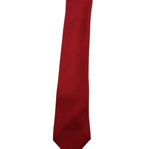 Hermes Krawatte aus roter Seide
