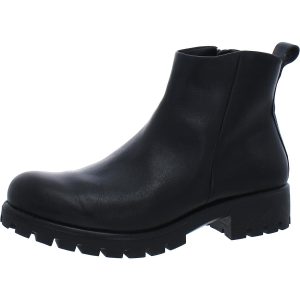 Modtray Damen-Stiefeletten aus Leder mit Profilsohle