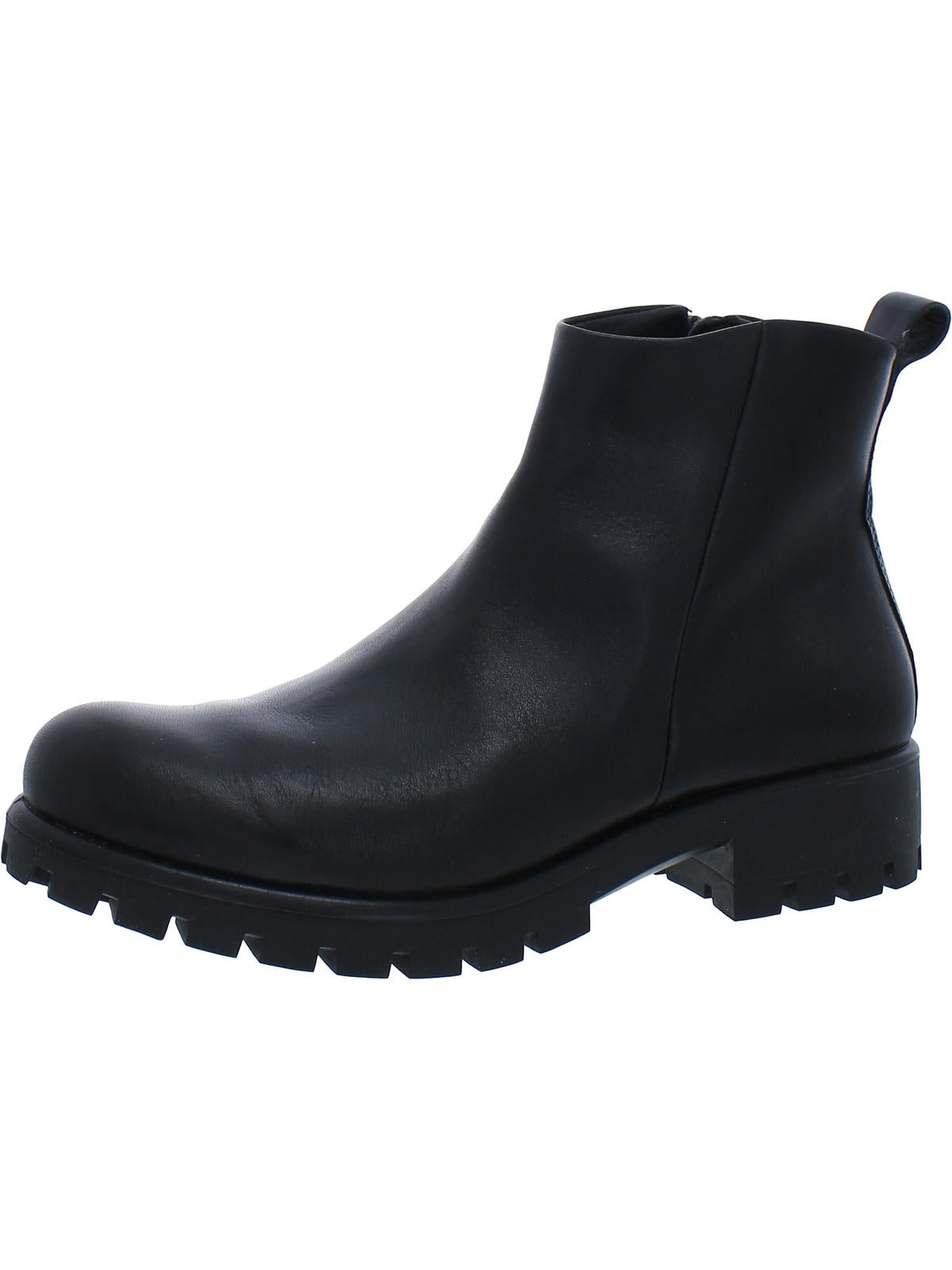 Modtray Damen Leder geschmiert Sohle Booties