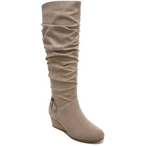 Break Free Stiefel aus Kunstleder, slouchy kniehoch