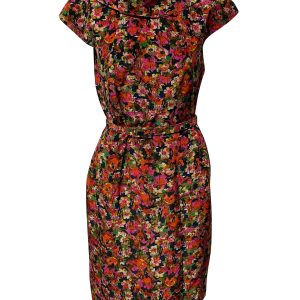 Erdem Belted Kleid aus floraler Seide 7766509715516