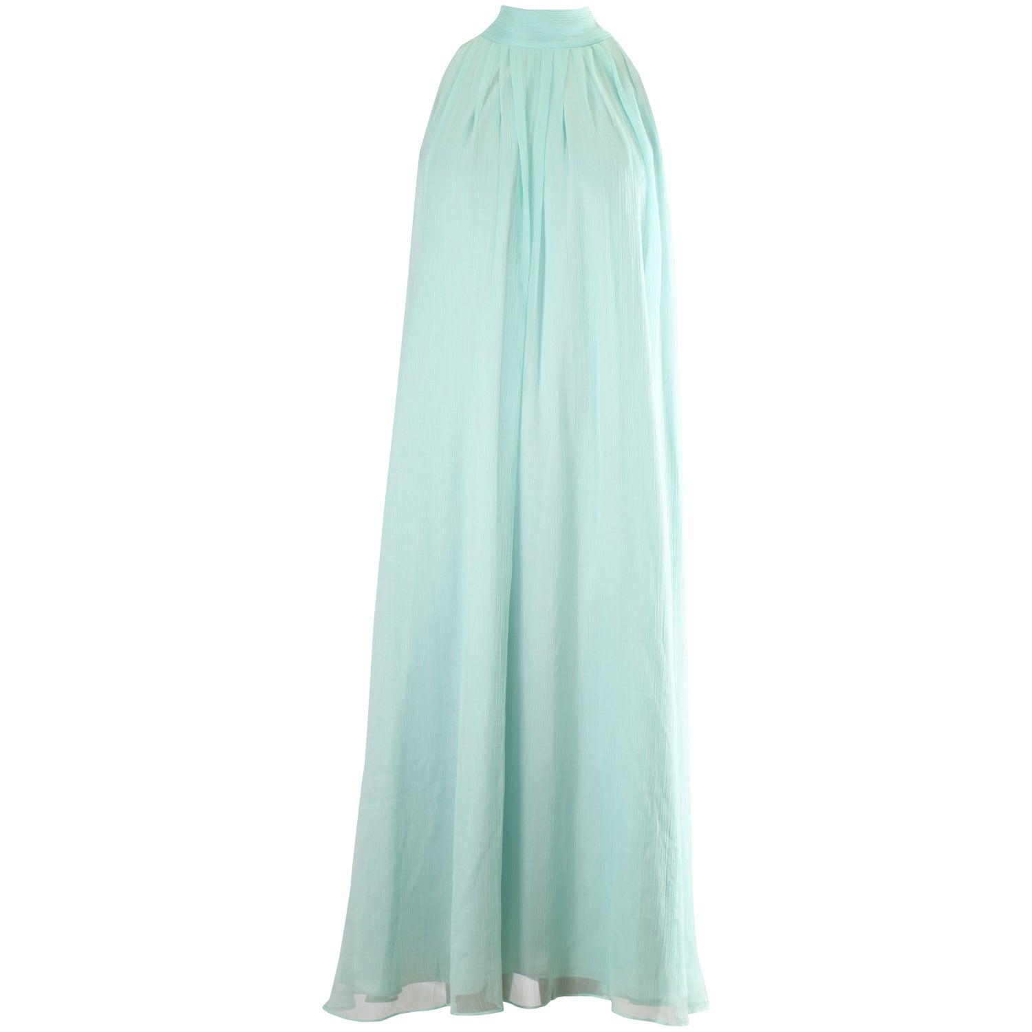 Rotate Birger Christensen Crepe Neckholder Midikleid aus Minze Polyester