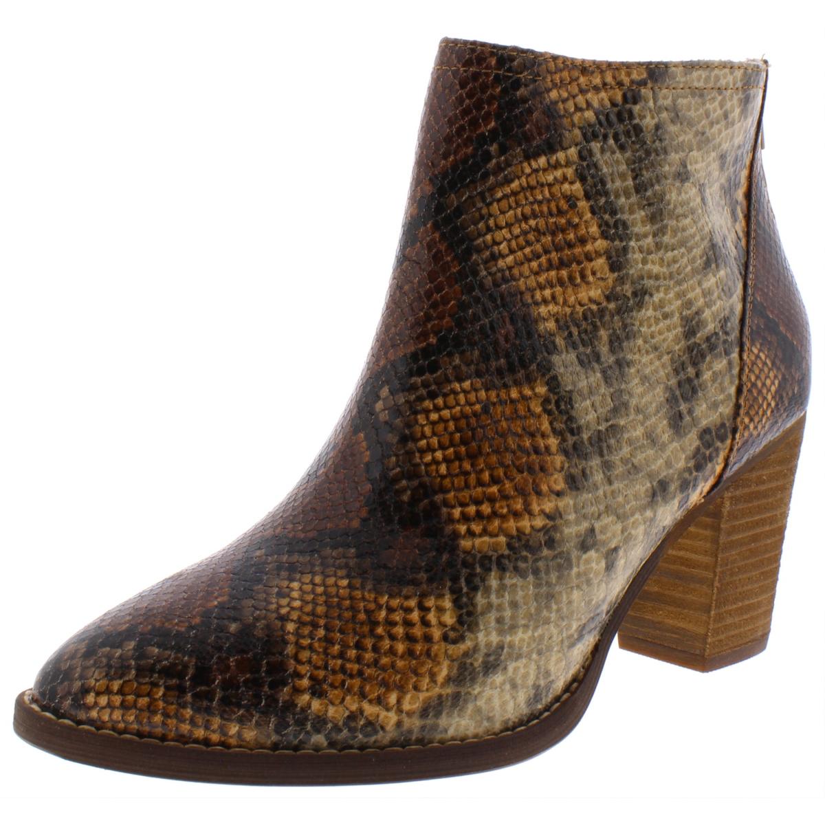 Harlan Schlangenmuster Stiefeletten mit Spitze