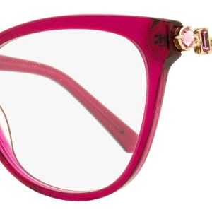 Swarovski Damen Ovale Brille SK5441 071 bordeaux 55mm
