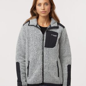Columbia Damen arktischen Wappen Sherpa Full-zip Jacke