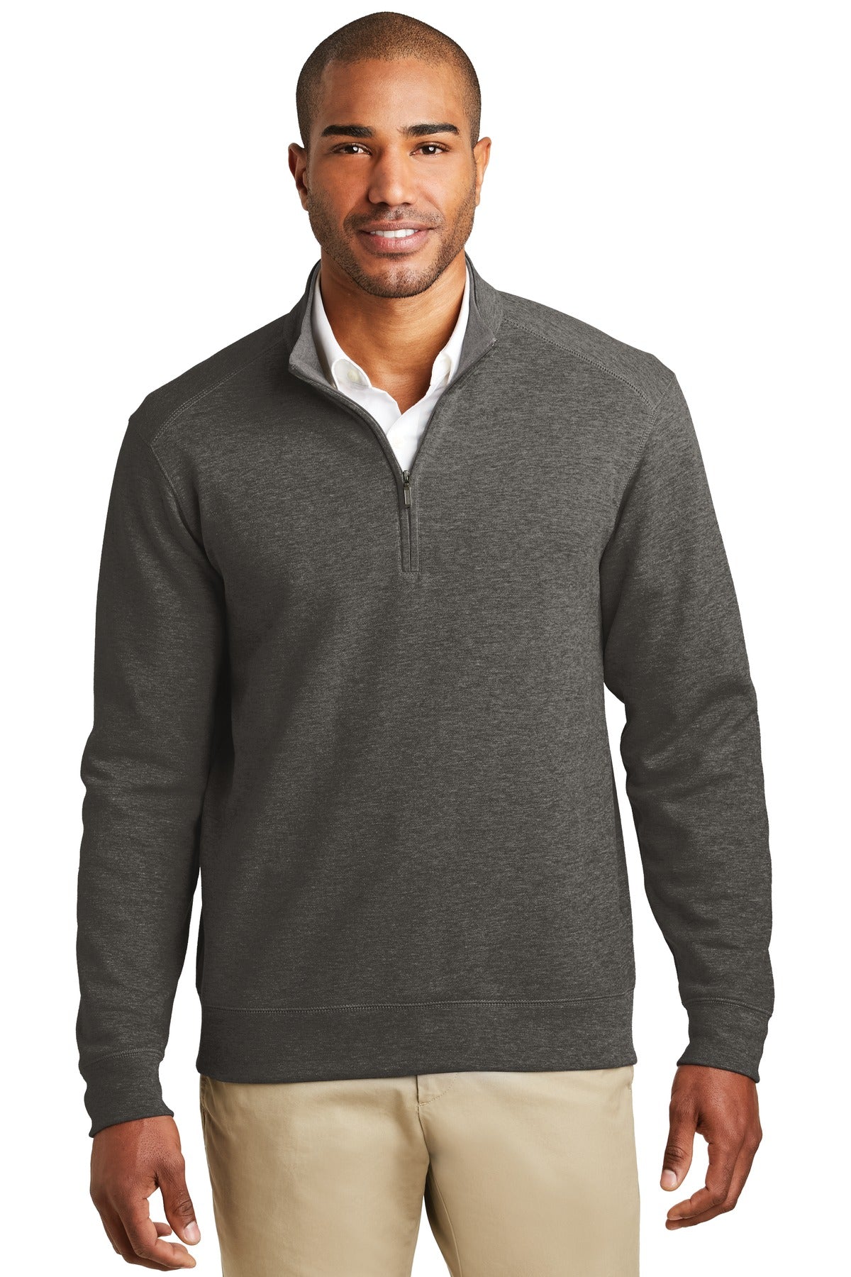Port Authority Herren Interlock 1/4-Zip K807