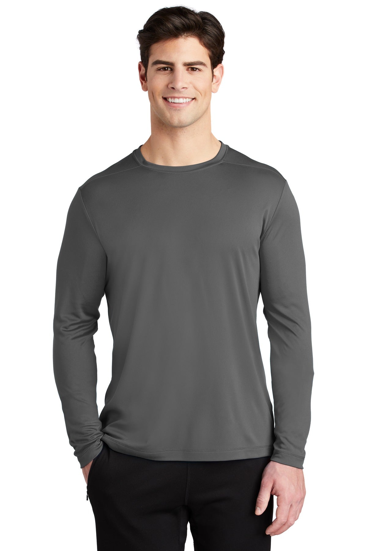 Sport-Tek Herren Posi-UV Pro Langarm T-Shirt ST420LS