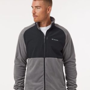 Columbia Herren Salbei Spitzen Fleece Full-zip Jacke