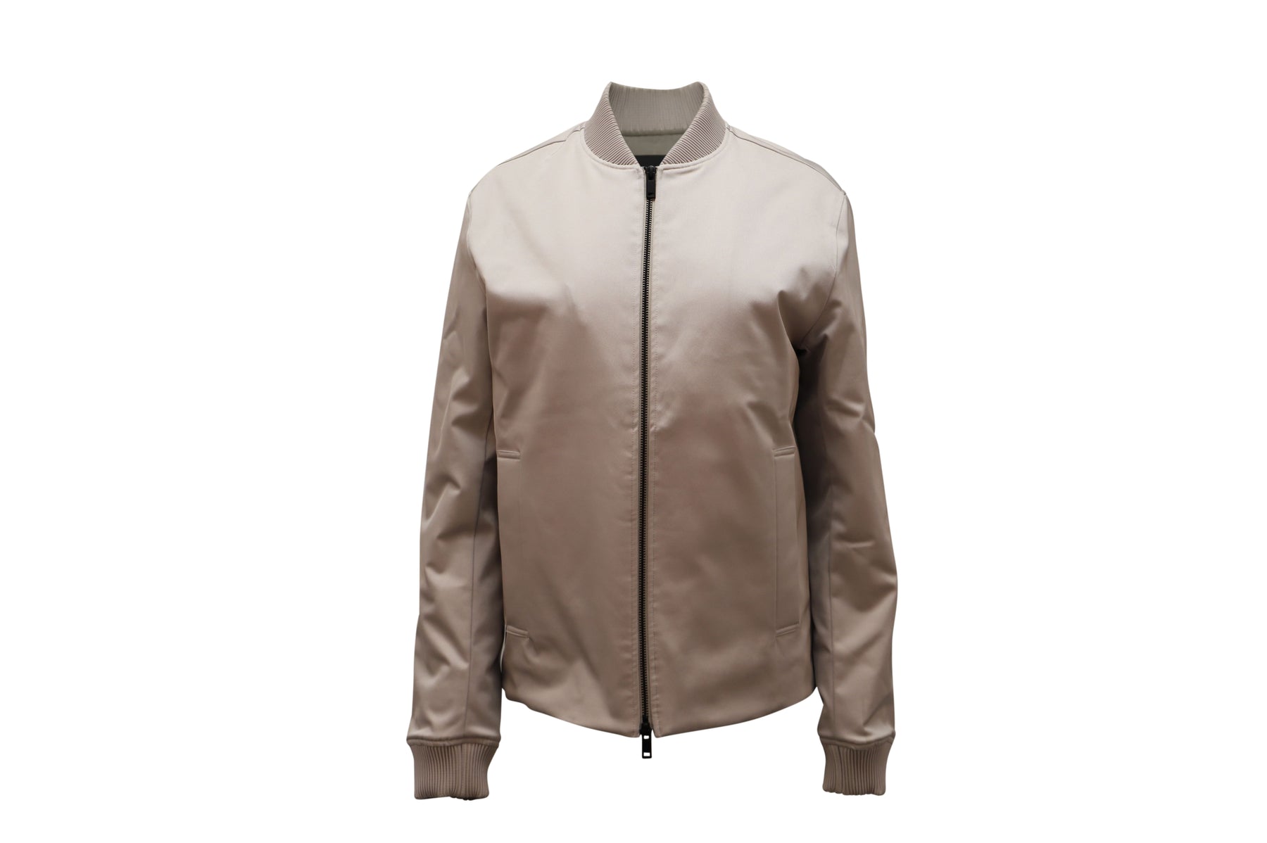 Theory Bomberjacke in Beige Triacetate