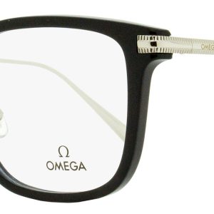 Omega Herren quadratische Brillen OM5005H 01A schwarz/Palladium 54mm