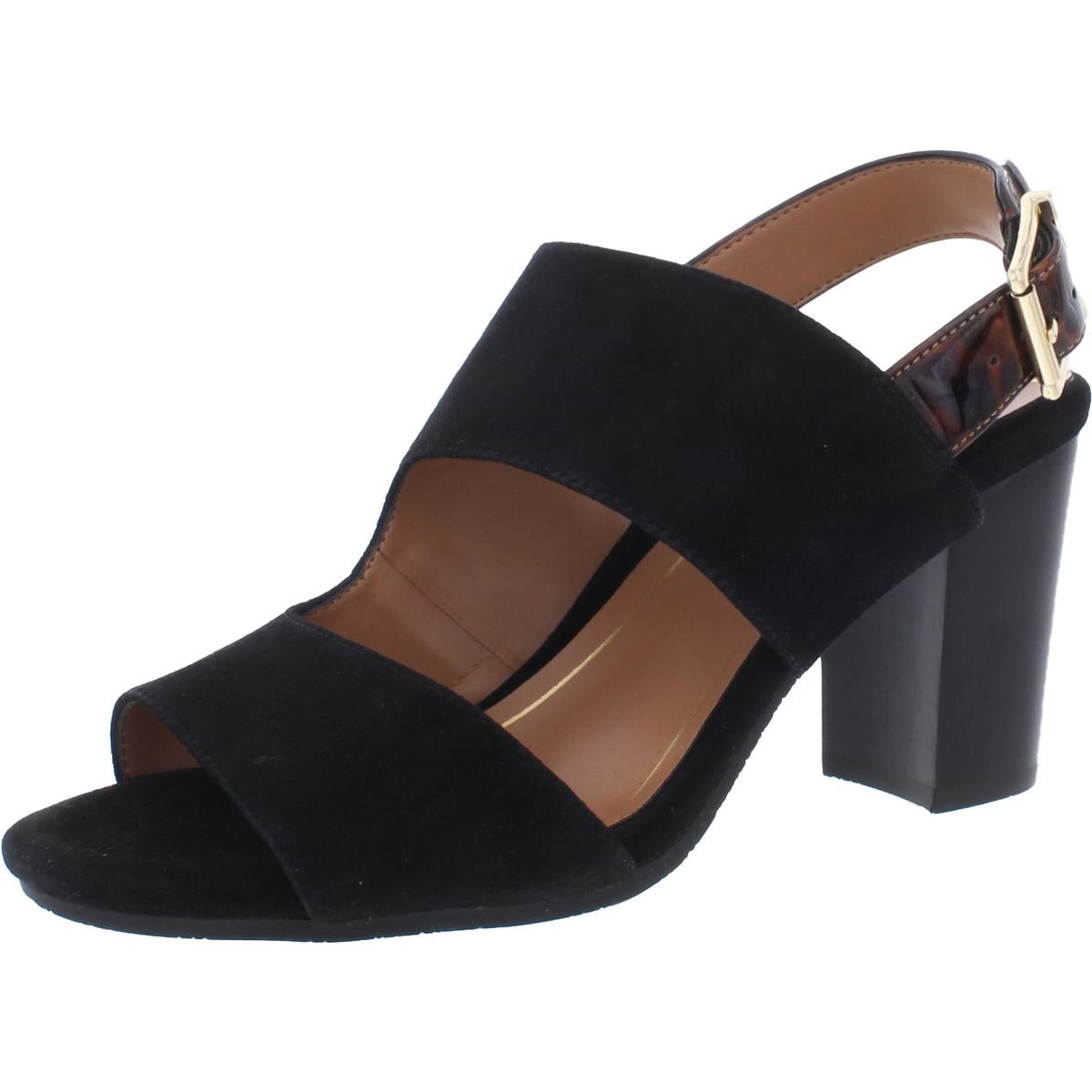 Bianca Wildleder Knöchel Strap Block Absatzschuhe