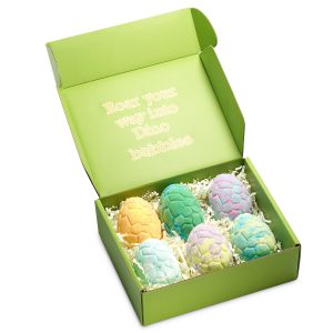 12-Pc. Dinosaurier Bad Bomben Geschenk-Set, 6 Bad Bombe Spielzeug mit Überraschungen im Inneren