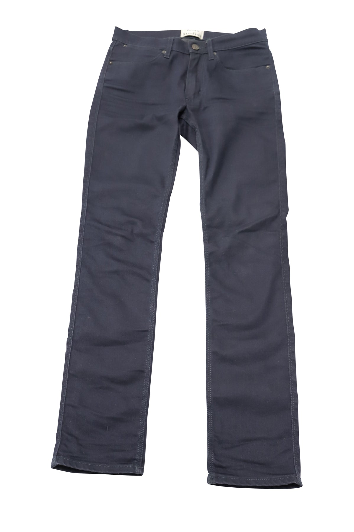Acne Studios Max Skinny Jeans aus Baumwolle in Blau