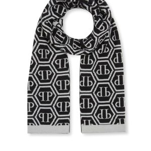 Langer Schal aus Wolle 180X30 Monogram