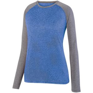 Augusta Damen kinergy zwei Farbe lang Ärmel Raglan Tee