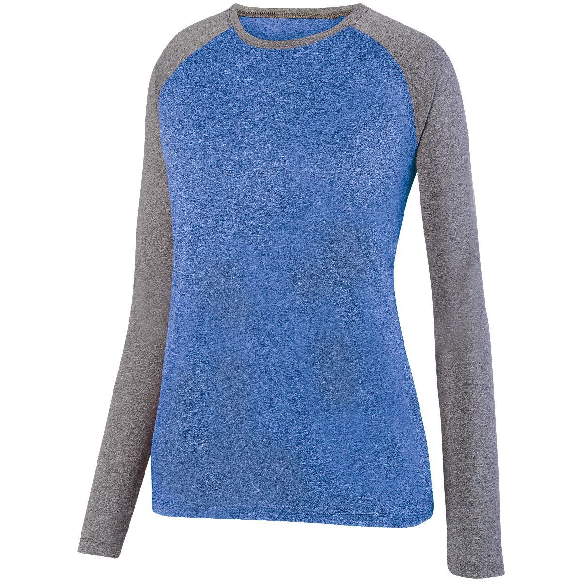 Augusta Damen Kinergy Zwei Farbe Langarm Raglan T-Shirt