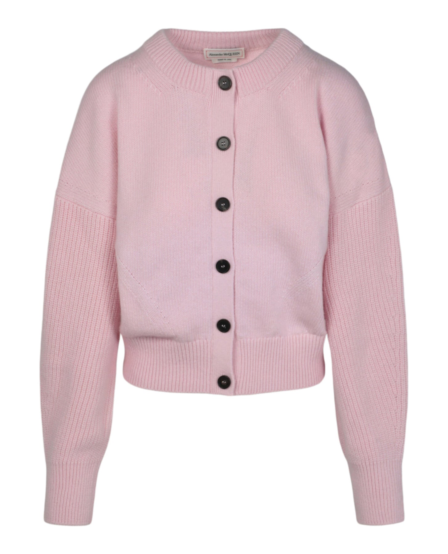 Grob Wolle Pullover mit Knöpfen