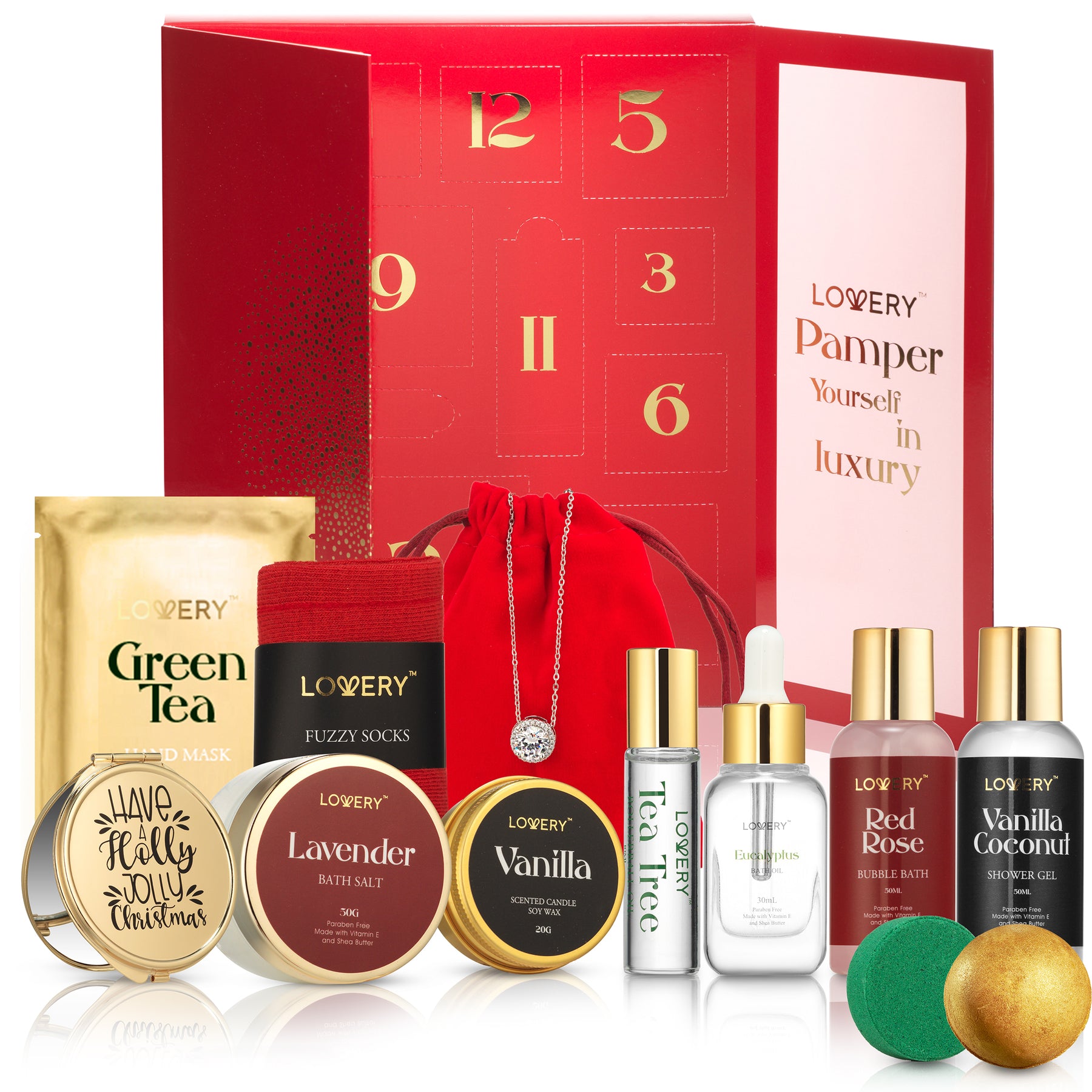 12 Tage der Schönheit Adventskalender Bad & Körperpflege Geschenkset