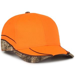 Outdoor Kappe blz-615 Blaze / Realtree strukturierten soliden Rücken Hut