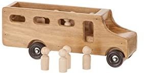 Amish-Made Holz Schule Bus Spielzeug, Kind sicher Finish