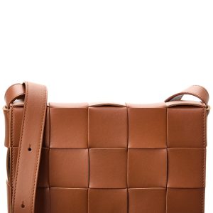 Bottega Veneta Kassette Maxi Intrecciato Leder Umhängetasche