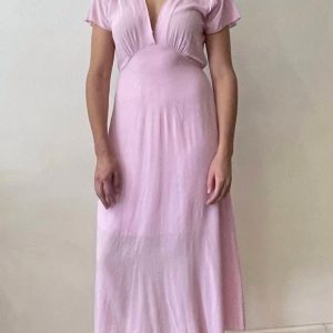 Midikleid in rosa 7676621619260