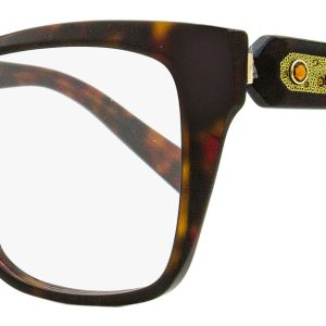 Swarovski Damen quadratische Brille SK5468 052 dunkel havana 53mm