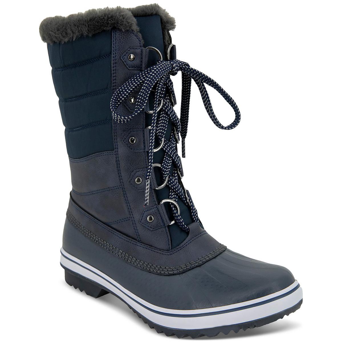 Sibirien Kunstleder Kunstpelz Winter & Schneestiefel