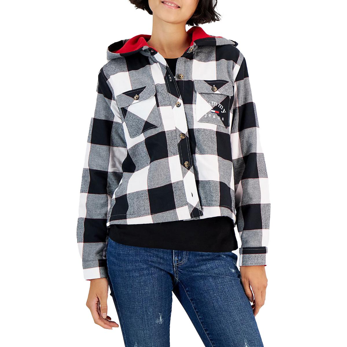 Kariert Kapuzenjacke – Hemd