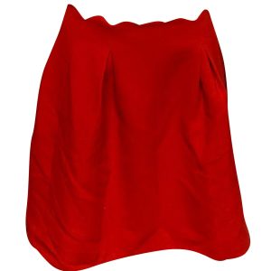 Claudie Pierlot Rock mit Rollkragen in roter Viskose