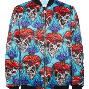 satin bomber liebe tätowierung 7676706226236