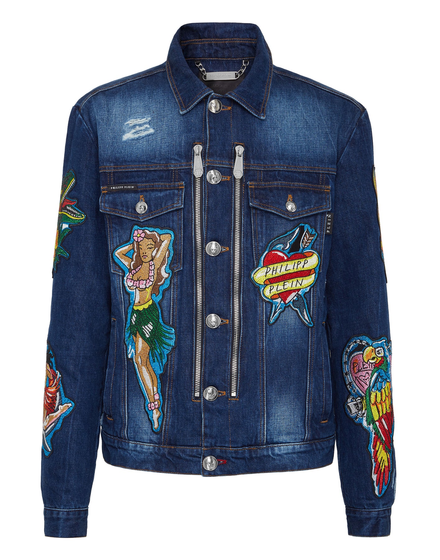 Denim Zip Jacke Hawaii