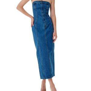Leopol Kleid in Indigo waschen 7766577250364