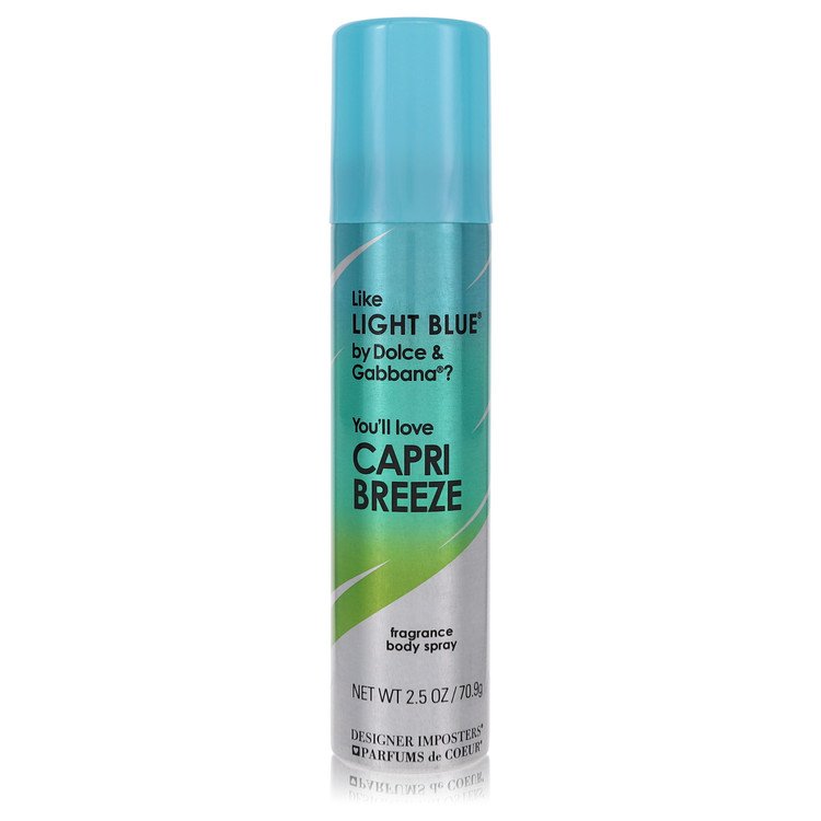 Designer Imposters Capri Breeze von Parfums De Coeur Körperspray 2,5 oz Damen